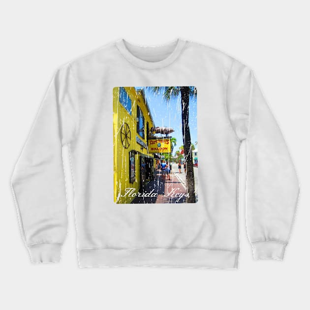 CAPTAIN TONY'S SALOON BAR FLORIDA KEYS Crewneck Sweatshirt by Cult Classics